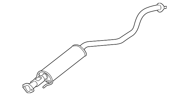 20300-1KC0C Деталь FRONT MUFFLER
