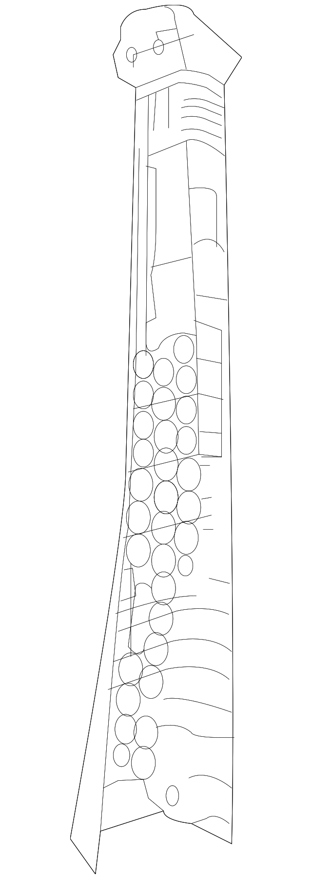 1HC06XDVAA Деталь CENTER PLR TRIM, LEFT