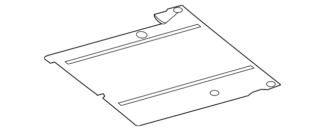 68010675AA Деталь FLOOR COVER, LEFT