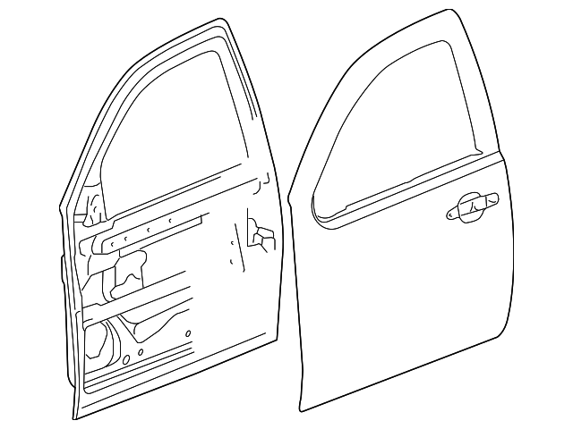 22892590 Деталь DOOR SHELL, RIGHT