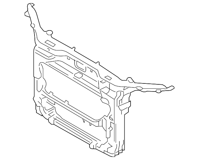 7T4Z-16138-B Деталь RADIATOR SUPPORT