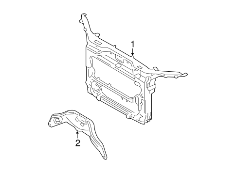 Edge RADIATOR SUPPORT