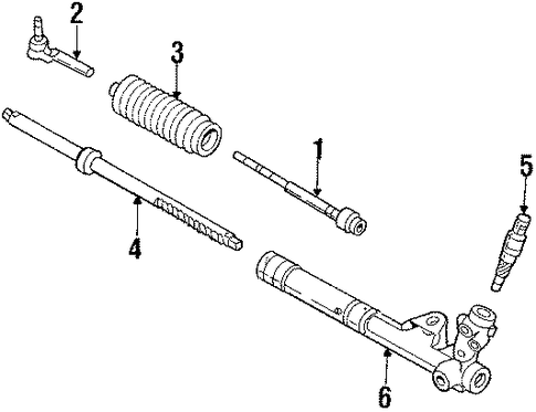 Corvette STEERING GEAR & LINKAGE 2