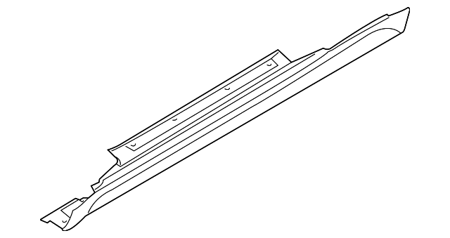 51-77-7-199-875 Деталь ROCKER MOLDING, LEFT