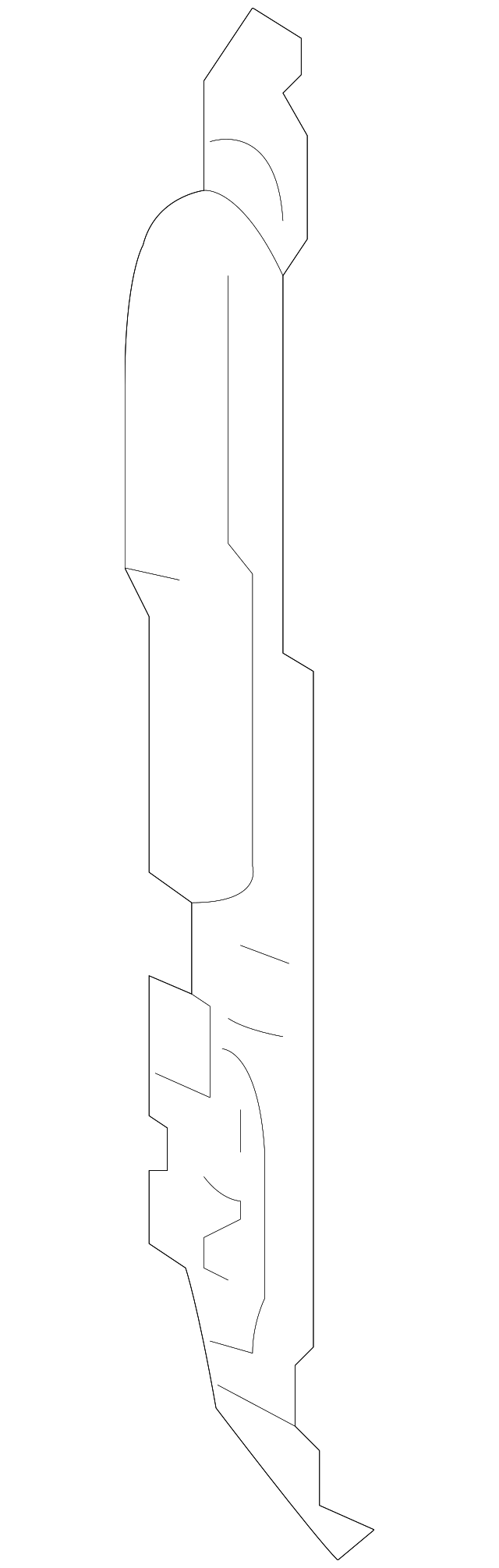 84126-1D000 Деталь INSULATOR, RIGHT