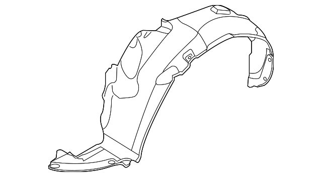 86812-1D051 Деталь FENDER LINER, RIGHT