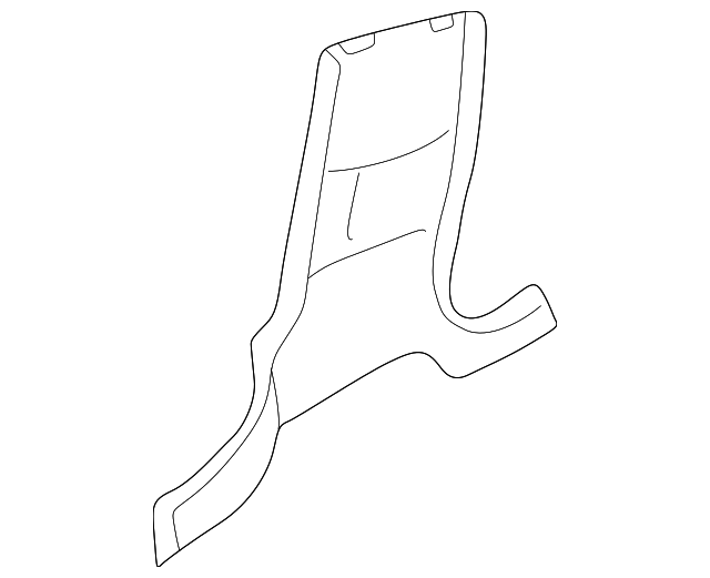 51-43-9-178-698 LWR CTR PLR TRIM, RIGHT