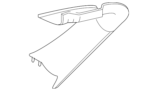 1BB40DK5AB Деталь WNDSHLD PLR TRIM, RIGHT