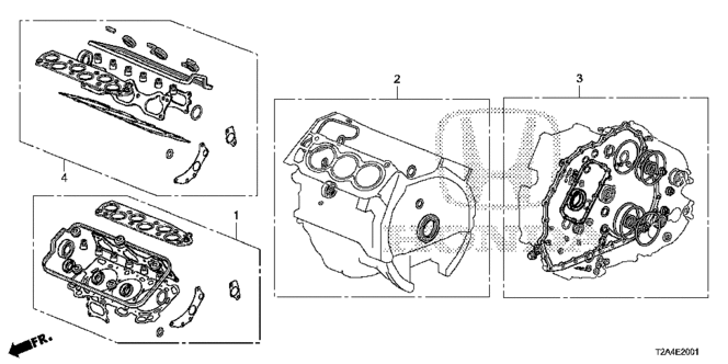 ACCORD SEDAN GASKET KIT (V6)