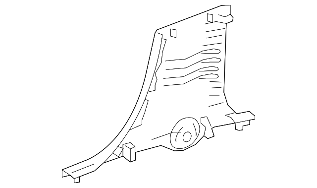 176-692-00-22-9H68 LWR CTR PLR TRIM, LEFT