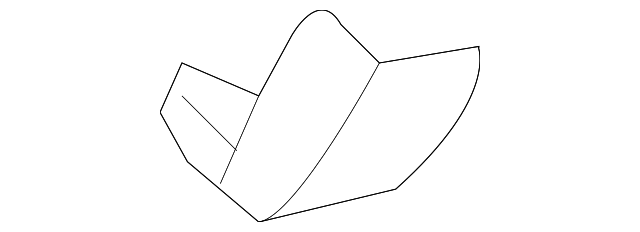 22743865 LOWER COVER BRACKET, LEFT