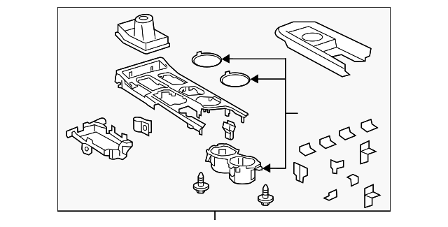 58804-24140-C6 Деталь CONSOLE PANEL