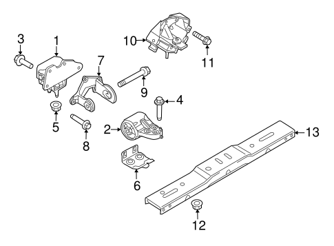 F-150 ENGINE & TRANS MOUNTING