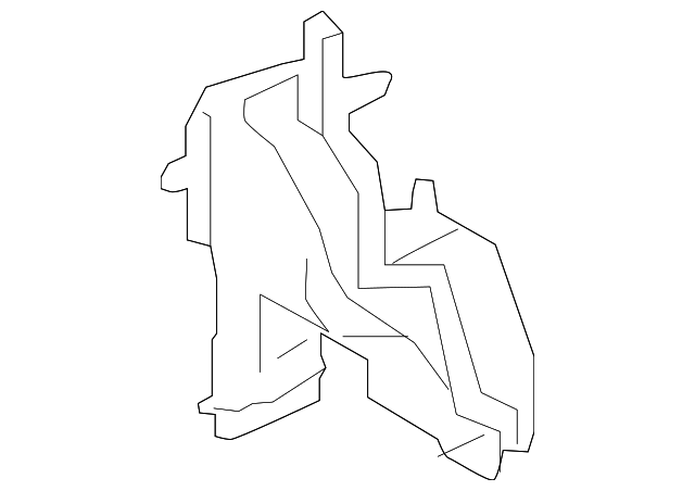72127AJ10A Деталь INNER DUCT, RIGHT