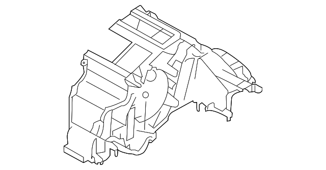 72120AJ17B Деталь HEATER CASE, LEFT