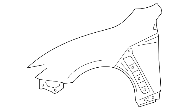 53811-24210 FENDER, RIGHT