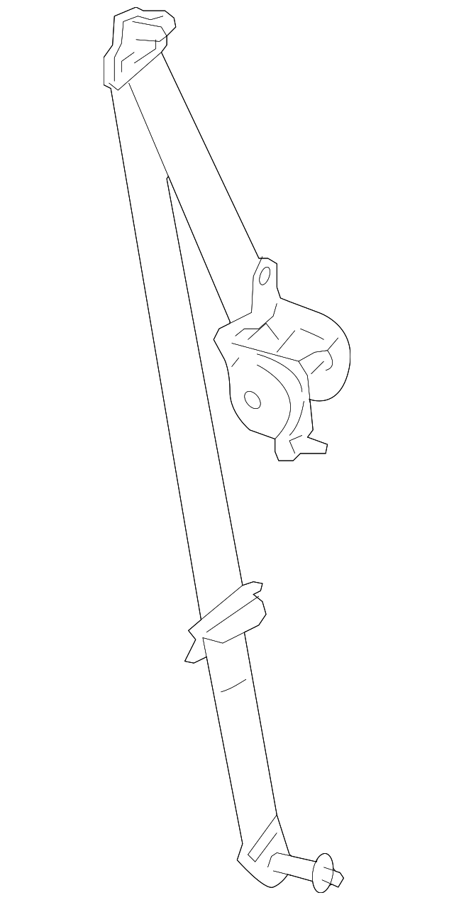 88845-ZZ58A Деталь BELT & RETRACTOR, LEFT