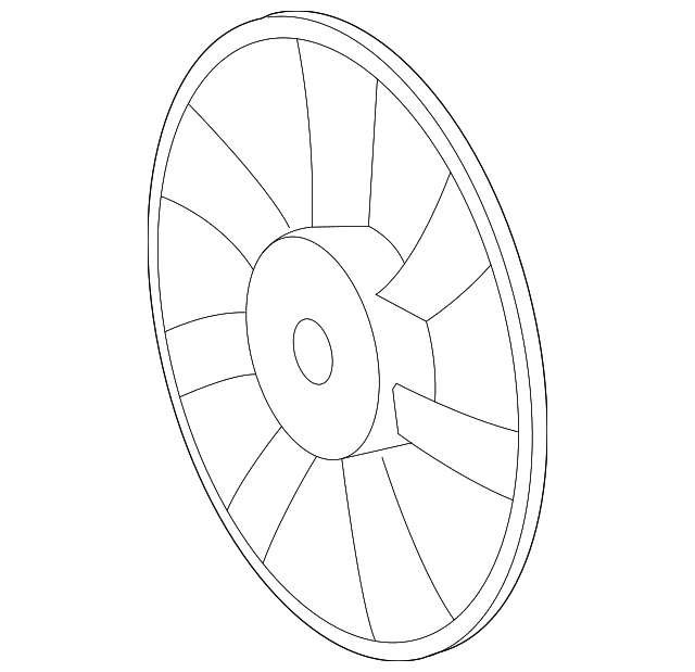 16361-36070 Деталь FAN BLADE, RIGHT