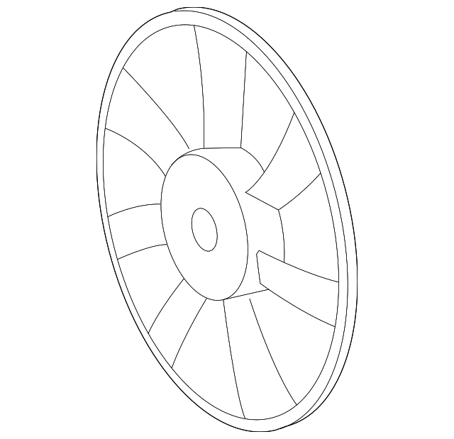 16361-36020 Деталь FAN BLADE, LEFT