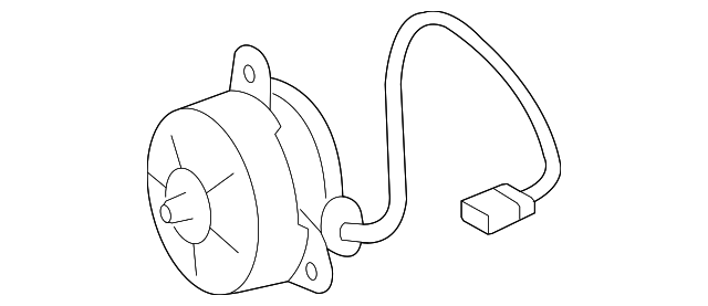 16363-36170 Деталь FAN MOTOR, RIGHT