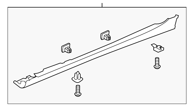87752-3S000 Деталь ROCKER MOLDING, RIGHT