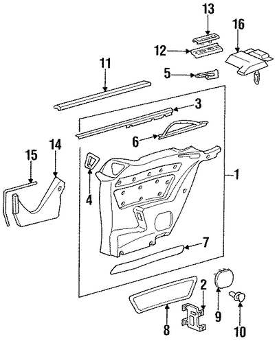 300CE QUARTER PANEL TRIM 2