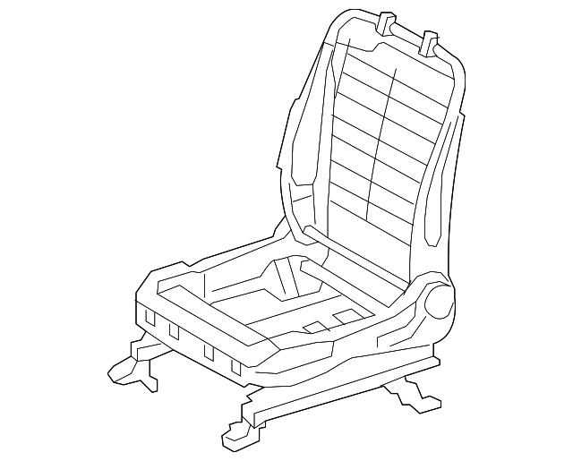 71110-06010 Деталь SEAT FRAME, RIGHT
