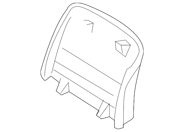 71705-06100-B0 Деталь SEAT BACK PANEL, RIGHT