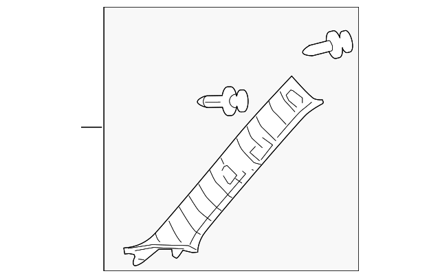 62210-06072-B0 WNDSHLD PLR TRIM, RIGHT