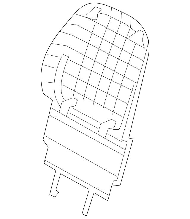 88390-2T010AK8 Деталь SEAT BACK PANEL