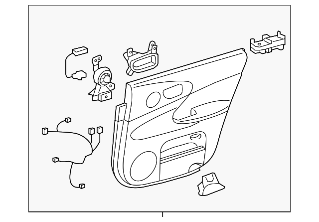 67630-30L80-25 Деталь DOOR TRIM PANEL, RIGHT