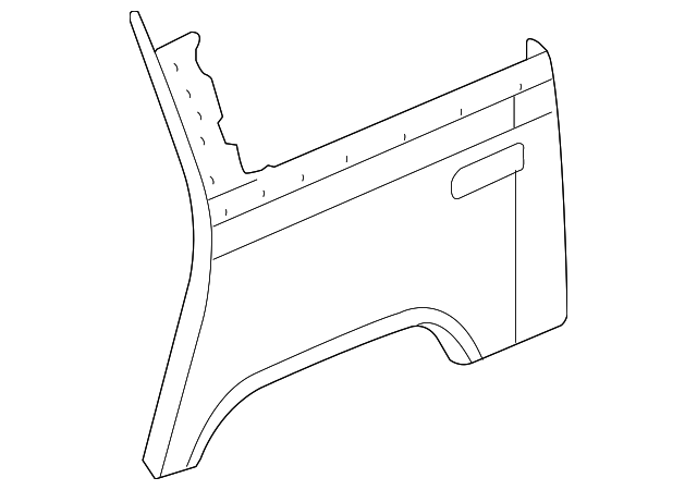 25983712 Деталь QUARTER PANEL, RIGHT