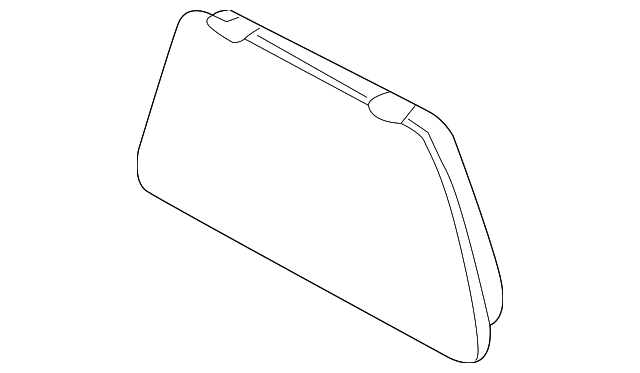 51-43-7-034-410 Деталь STORAGE COVER, RIGHT