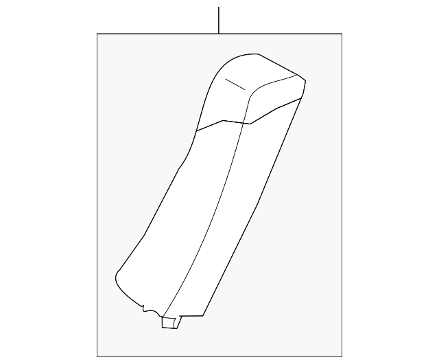 GP7A-57-550B-80 Деталь SEAT BACK END, LEFT