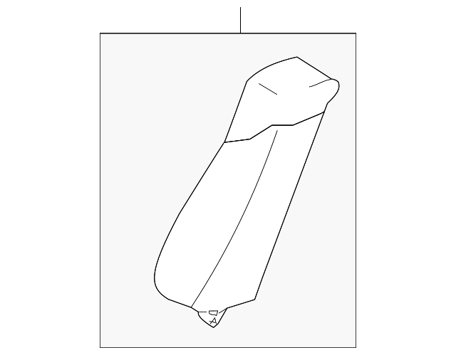 GK2A57500C80 Деталь SEAT BACK END, RIGHT