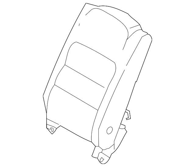 GR7K57400D72 Деталь SEAT BACK ASSY, RIGHT