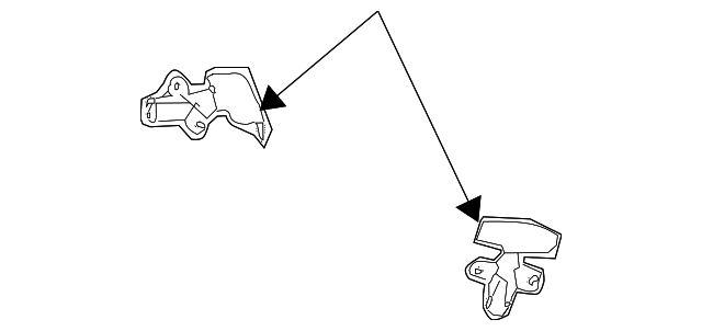 GK2A-57-X50A Деталь RELEASE LEVER, LEFT