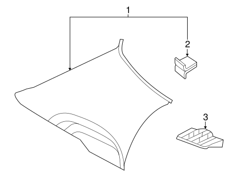 Verona INTERIOR TRIM - QUARTER PANELS