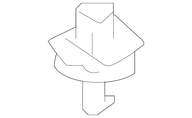 MR573065 Деталь SPOILER CLIP, LEFT