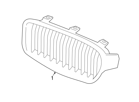 320i xDrive GRILLE & COMPONENTS 2