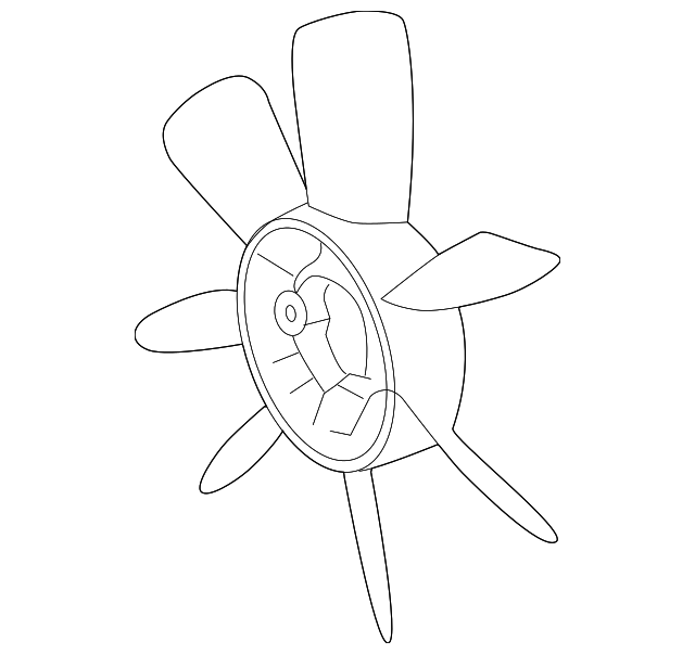 16361-75021 Деталь FAN BLADE