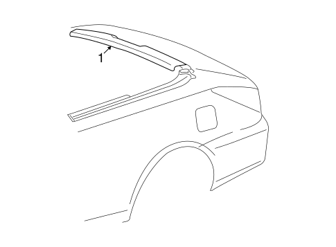 Solara EXTERIOR TRIM - REAR BODY