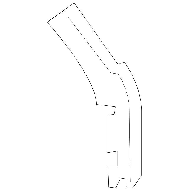 97185-1ET0B Деталь LOWER RETAINER, LEFT