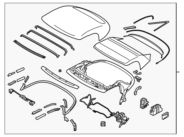 97003-1ET0B Деталь CONVERTIBLE TOP