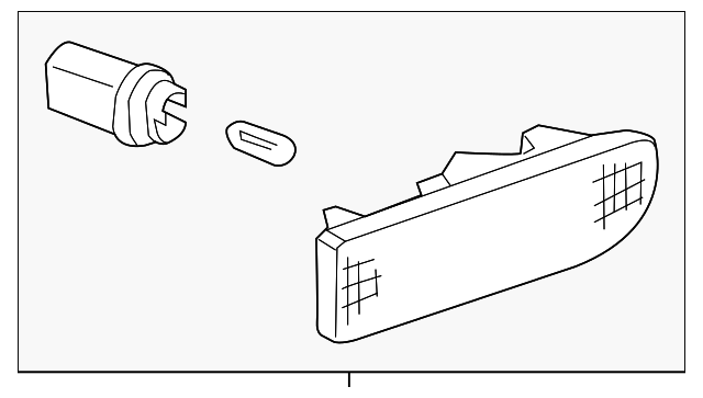 92303-3F550 Деталь SIDE MARKER LAMP, LEFT