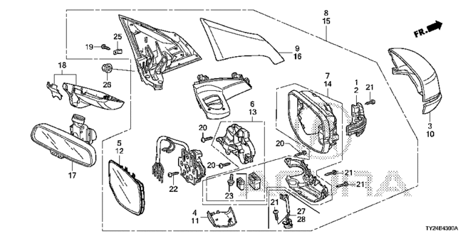 INTERIOR / BUMPER/MIRROR for 2014 Acura RLX #1