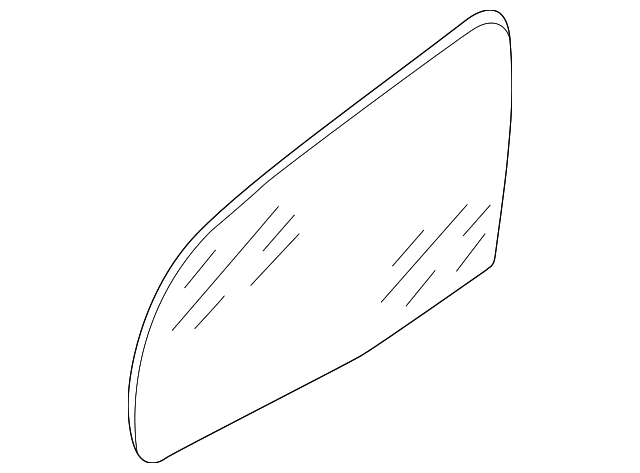 8E0-857-535-J Деталь MIRROR GLASS, LEFT