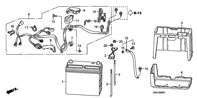 CIVIC SEDAN BATTERY (2.0L)