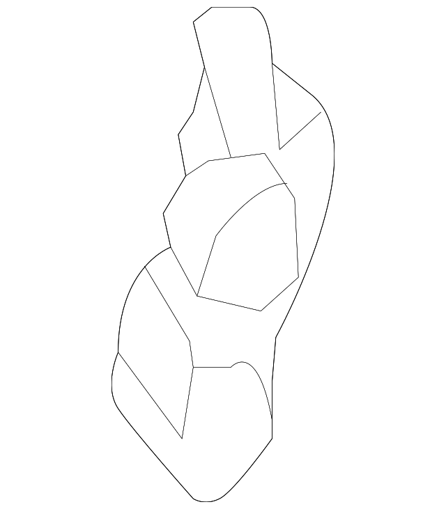 52575-0D130 Деталь SIDE RETAINER, RIGHT