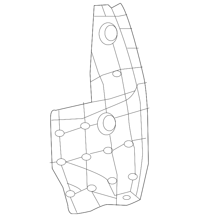 52591-52180 Деталь SIDE SEAL, RIGHT